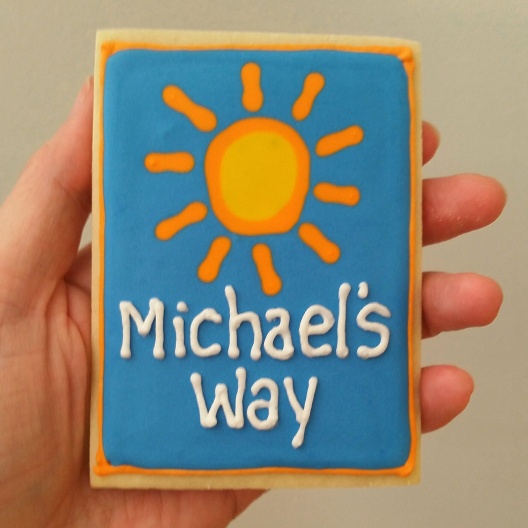 Michael's Way Logo Cookies #charity #decoratedcookies