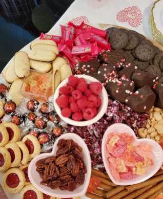 Shake Bake and Party | Valentine's Charcuterie Board